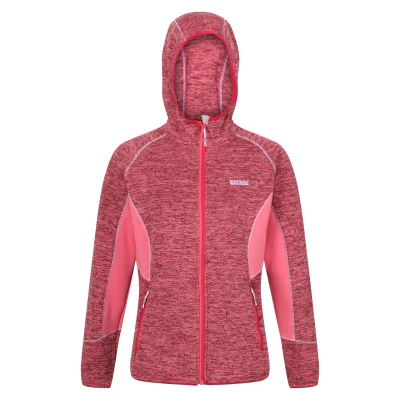 Image of Regatta Womens/Ladies Walbury III Full Zip Fleece Jacket (Tropical Pink/Rethink Pink) Size 10 UK