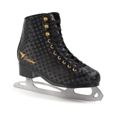 Image of MADIVO SMJ Exclusive Women&#039;s Figure Skating Ice Skates Classic Black Sizes 37, 38, 39, 40, 41 (40)