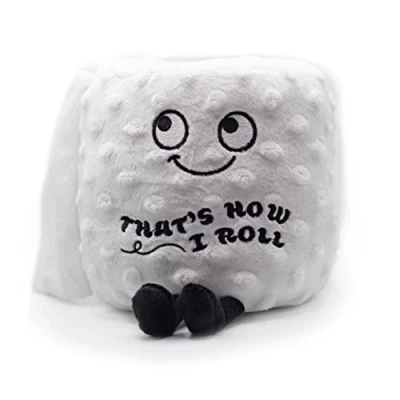 Image of Punchkins That&#039;s How I Roll Adult Toilet Paper Theme Plushie