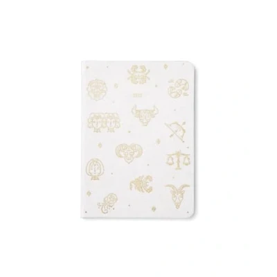 Image of Letts of London Zodiac A6 week to view 2025 diary ivory