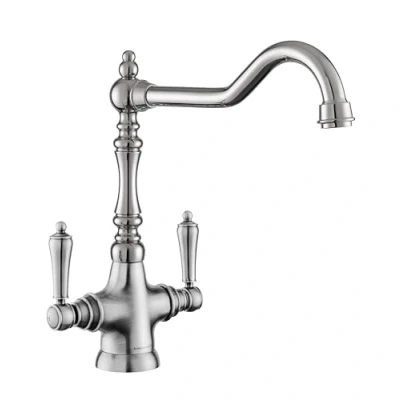 Image of Rangemaster TWAVDLPN/Waverley Dual Lever Polished Nickel Tap