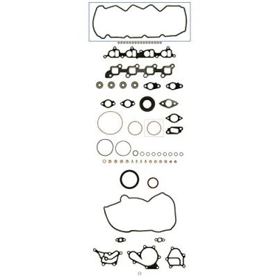 Image of 101015M025, 101018H825 Full Gasket Set, engine AJUSA 51019400 without cylinder head gasket, with valve stem seals