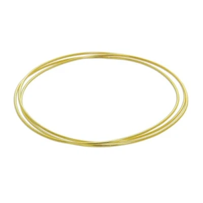 Image of jewellerybox Gold Dipped Sterling Silver Triple Stacking Bangle