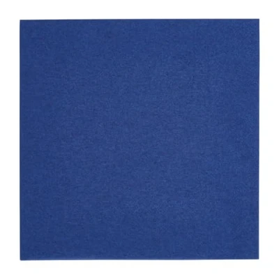 Image of Fiesta Recyclable Lunch Napkin Blue 33x33cm 2ply 1/4 Fold (Pack of 2000)