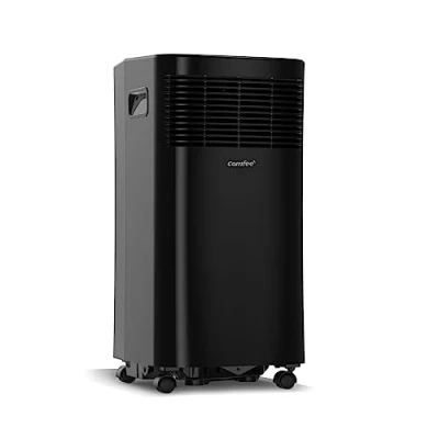 Image of Comfee by Midea Portable Air Conditioner 9000 BTU Energy Efficient &amp; Dehumidifier for Rooms with Remote Control, 24Hr Timer, Window Vent Self Evaporating Technology Black