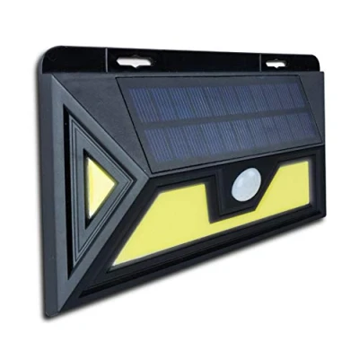 Image of Spear &amp; Jackson LED Solar Motion Outdoor Security Sensor Wall Light Super Bright and Waterproof. for House, Wall, Shed, Fence, Front or Back Door, Gates