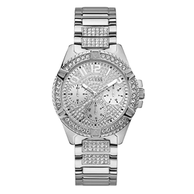 Image of GUESS Women Analog Quartz Watch with Stainless Steel Strap U1156L1