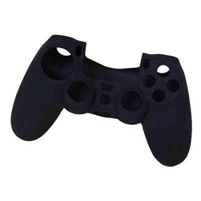 Image of TOOGOO(R) Silicone Rubber Soft Case Skin Grip Cover For Sony Playstation 4 PS4 Controller Black