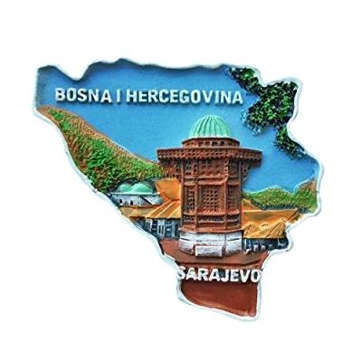 Image of Sarajevo Bosnia 3D Refrigerator Magnet Travel Sticker Souvenirs,Home &amp; Kitchen Decoration Fridge from China