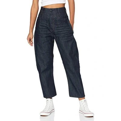 Image of G Star Women&#039;s C Staq 3d Boyfriend Crop Jeans C, Blue (3d raw denim D17869 B988 1241), 24W / 30L