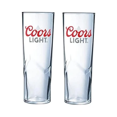 Image of Coors Light Half Pint Lager Glass Toughened CE Marked (2)