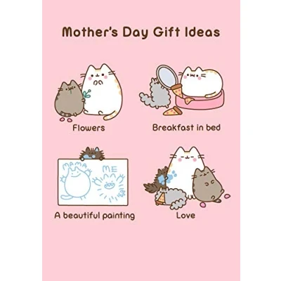 Image of Pusheen Gift Ideas Blank Mother&#039;s Day Card PUSH61