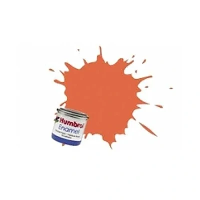 Image of Humbrol Model Paint AA0905 No 82 Orange Lining Matt Tinlet 1 (14ml), Enamel Paints for Models, Plastic, Metal, Wood, Glass, Ceramics and More, Touch Up Tin Craft Kits