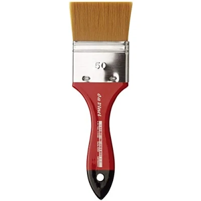 Image of Da Vinci 5080 Series Mottler Brush, Synthetic Fiber, Red/Black, 18 x 5 30 cm