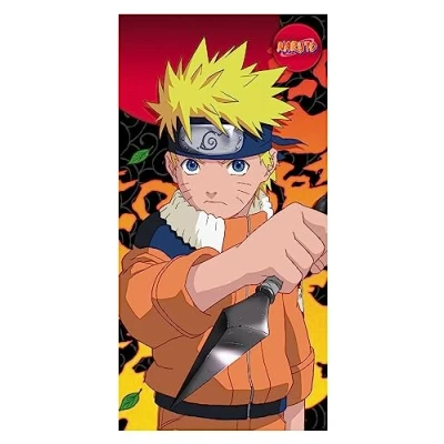 Image of Halantex NARUTO UZUMAKI Beach Towel Bath 100% cotton Size 70x140 cm POK 491T