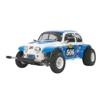Image of TAMIYA TMYTAM58452 58452 Sand Scorcher 2010 Brushed 1:10 RC Model Car Electric Buggy Rear Wheel Drive (2WD) Kit, Multicoloured