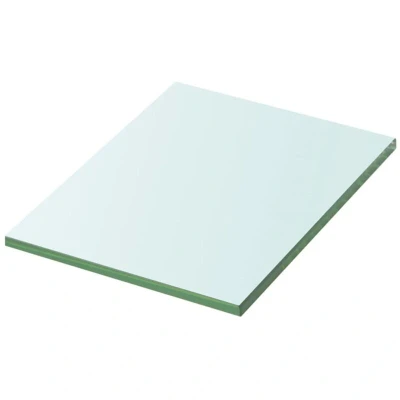 Image of vidaXL Shelf Panel Glass Clear 20x15 cm