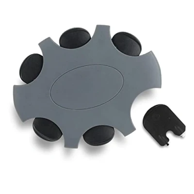 Image of JB White 6 Pieces ProWax MiniFit Wax Guards for Hearing aids Compatible with Oticon, Bernafon, and Auditio aids, Disk Tools Filters, Black
