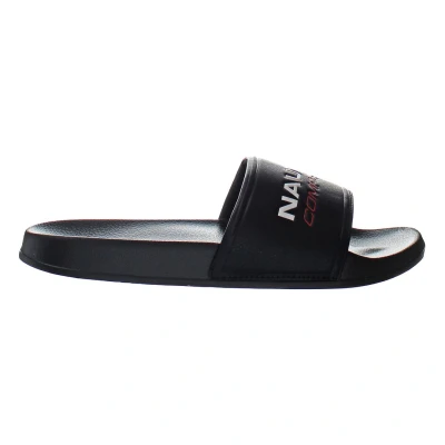 Image of Nautica Grappo Slip On Black Synthetic Mens Flip Flops N7CRF018