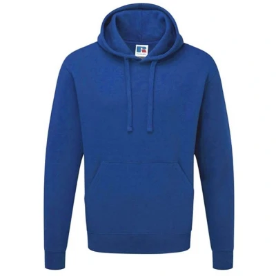Image of Russell Athletic Mens Authentic Hooded Sweatshirt / Hoodie (Bright Royal) Multicolour Size 2XL