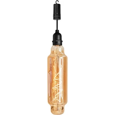 Image of Luxform Lighting Tube Battery Powered Pendulum Hanging Light with 24 Hour Timer