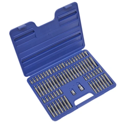 Image of Sealey Premier TRX Star/Security Star/Hex/Ribe/Spline Bit Set 74pc 3/8&quot; &amp; 1/2&quot;Sq Drive