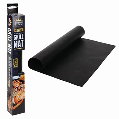 Image of VFM Teflon Oven Liner and BBQ Matt, Barbeque Grill, Food Safe, Grill up Healthy Vegetables on Your This Summer, Excellent Gift for Fathers Day Birthdays