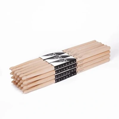 Image of Vaisoeny Drum Sticks,2B Drumsticks for Adults,12 Pairs Classic Maple Wood Kids, Professional Musical Instrument Percussion Accessories