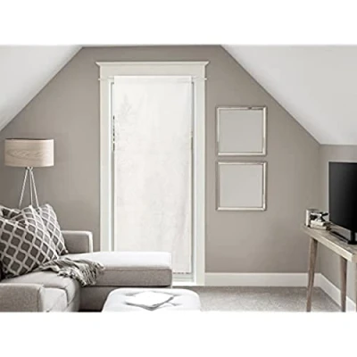 Image of Soleil d &#039;Ocre Panama 046101 Door Window Voile Cotton 70 x 200 cm Ecru