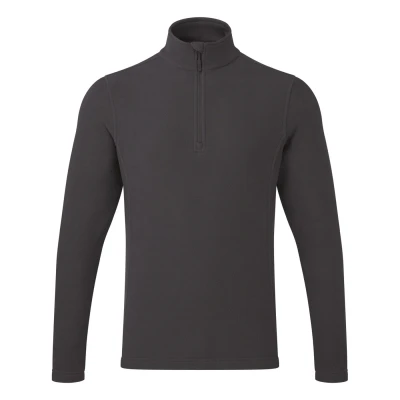 Image of Premier Unisex Adult Recyclight Quarter Zip Fleece (Dark Grey) Size 4XL
