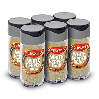 Image of Schwartz White Pepper Ground 34g, Bulk Pack of 6
