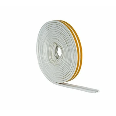 Image of STORMGUARD 05Sr034100Mw Epdm &#039;P&#039; Profile Self Adheshive Draught Seal 100M, White, 20 m