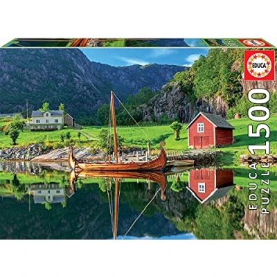 Image of Educa Viking Puzzle, 1500 Pieces, Multicoloured (18006)