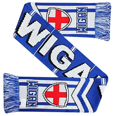 Image of Wigan Football &amp; Rugby Fans Scarf (100% Acrylic), Latics Scarf,