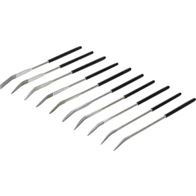 Image of BGS 1921 Diamond Hole File Set bent 140 x 3 mm 10 pcs.