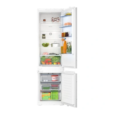 Image of Bosch KIN96NSE0G Series 2 Built in fridge freezer with at bottom sliding hinge