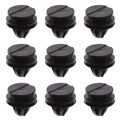 Image of ECSiNG 20PCS Rear Wheel Arch Clips Car Replacement Trim Clip Retainers 07130702516 Plastic Compatible with BMW Mini Cooper S One R50 R52 R53 Black