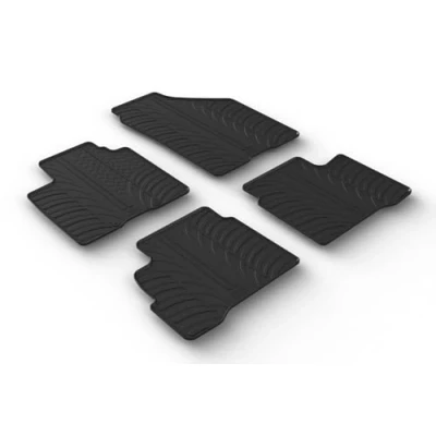 Image of Rubber Mats Compatible with Suzuki Swift VI 5 Door 2024 (T Profile 4 Piece)