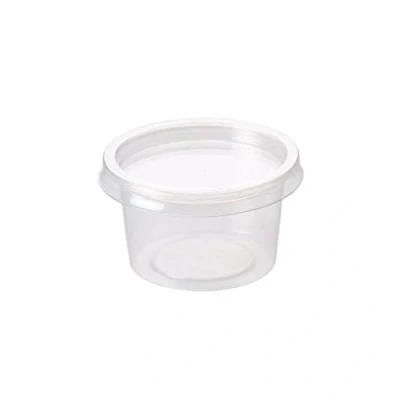 Image of Majestic 100 x 4oz Round container &amp; Lid (free P&amp;P on all products) …