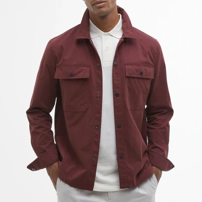 Image of Barbour International Rocco Brushed Canvas Overshirt L
