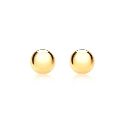 Image of Carissima Gold Women&#039;s 18 ct Yellow 3 mm Ball Polished Stud Earrings