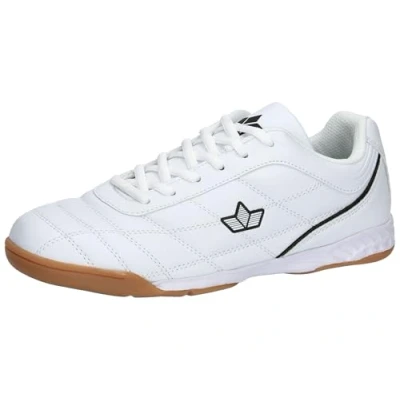 Image of Lico Men&#039;s Rockfield Indoor Trainers, White Black, 8 UK