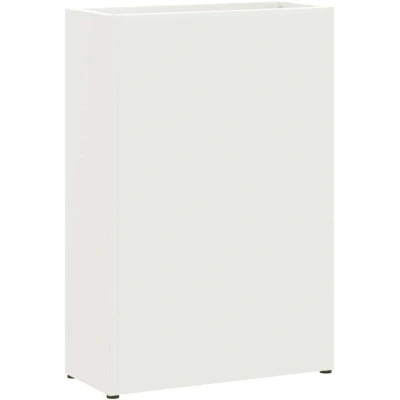 Image of vidaXL Umbrella Stand in White, 28x12x41 cm, Made of Steel
