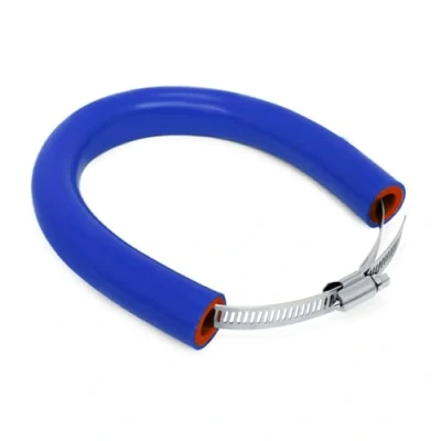 Image of JFG RACING Universal Motorcycle Exhaust Muffler Protector Can Cover Guard For Dirt Bike Motocross Supermoto Endro Blue