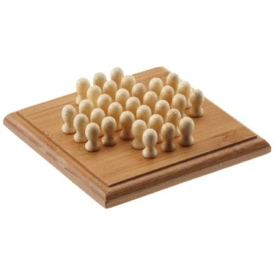 Image of Philos 6495 Travel Games Solitaire, Bamboo, Brown