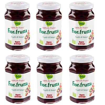 Image of 6x Rigoni di Asiago Fiordifrutta Fruits of the Forest Jam BIO 250g