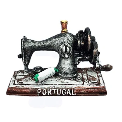 Image of 3D Sewing Machine Shape Portugal Fridge Magnet Travel Souvenir Gift Collection Home &amp; kitchen Decoration Magnetic Sticker Refrigerator