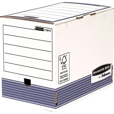 Image of Bankers Box 1130902 A4 Archive Box, Pack of 10, 100 mm 200 mm,