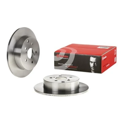 Image of 42510S2A000, 45251S2R000 Brake disc BREMBO 08.9092.11 282mm 12mm 5 solid Coated HONDA: S2000