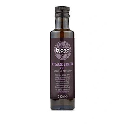 Image of Biona Organic Flax Seed Oil, 250ml, Pack of 6